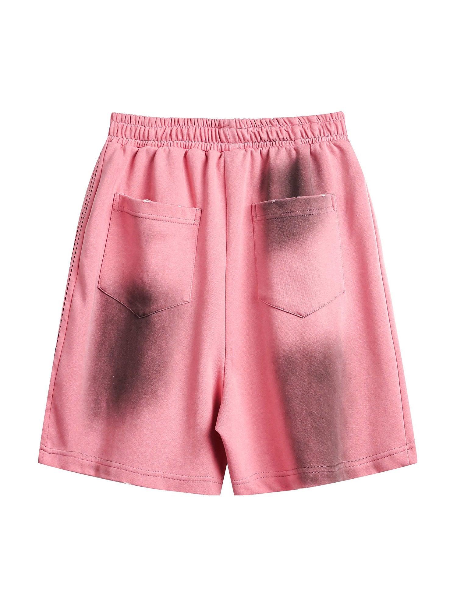 Sneakerhill American Retro Spray Paint Casual Shorts SP240708CMVV