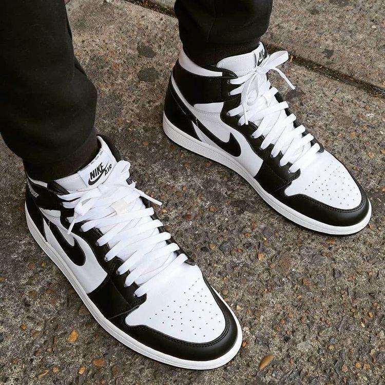 Custom Air Jordan 1 Black Retro High Q - sneakerhillcom