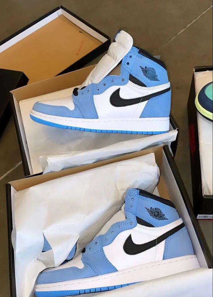 Custom Blue Black White Jordan 1 High Q - sneakerhillcom