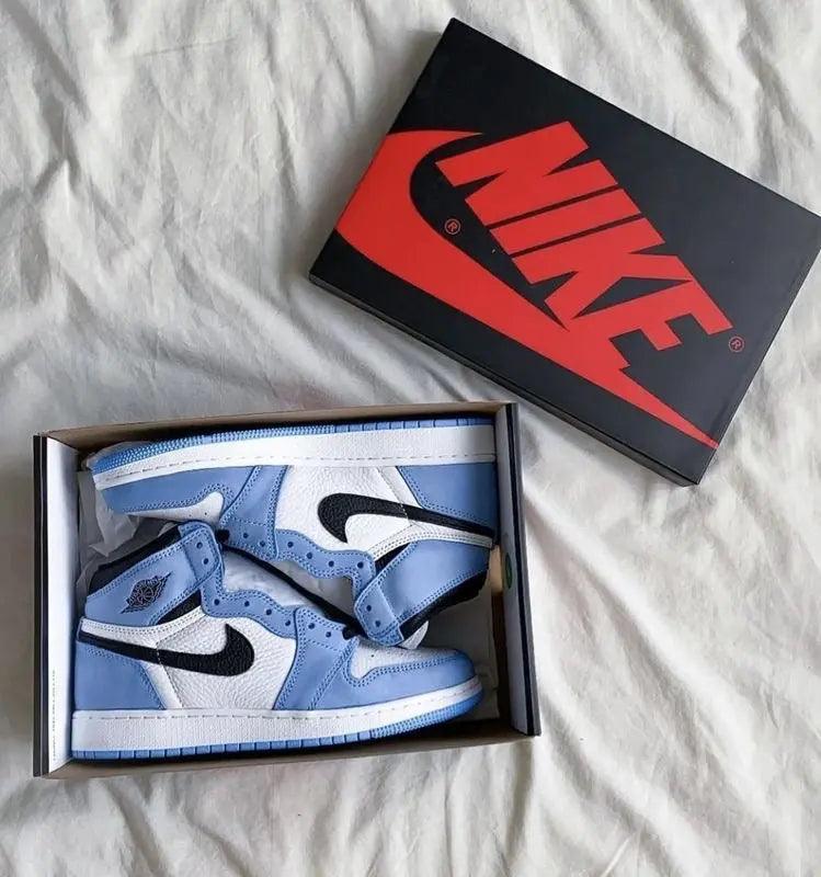 Custom Blue Black White Jordan 1 High Q - sneakerhillcom