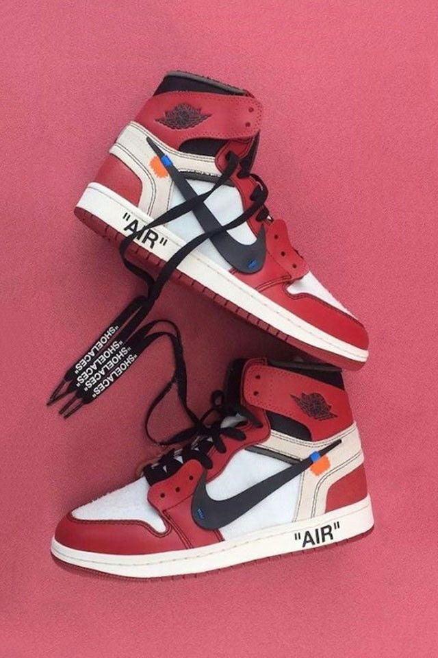 Custom Air Jordan 1 OFF-White Chicago Sneakers - sneakerhillcom