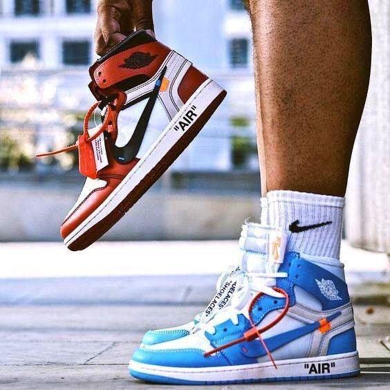 Custom Air Jordan 1 OFF-White Chicago Sneakers - sneakerhillcom