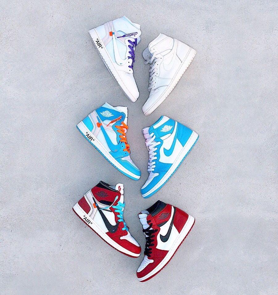 Custom Air Jordan 1 OFF-White Chicago Sneakers - sneakerhillcom
