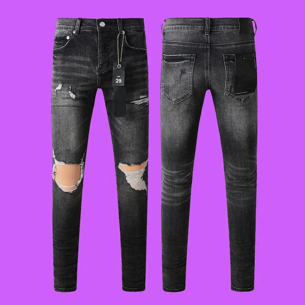 Premium Brand PRPL Roca Jeans Black Tag P003 - sneakerhillcom