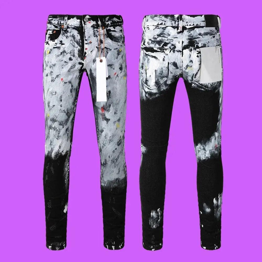 Premium Brand PRPL Roca Jeans Black Tag P004 - sneakerhillcom