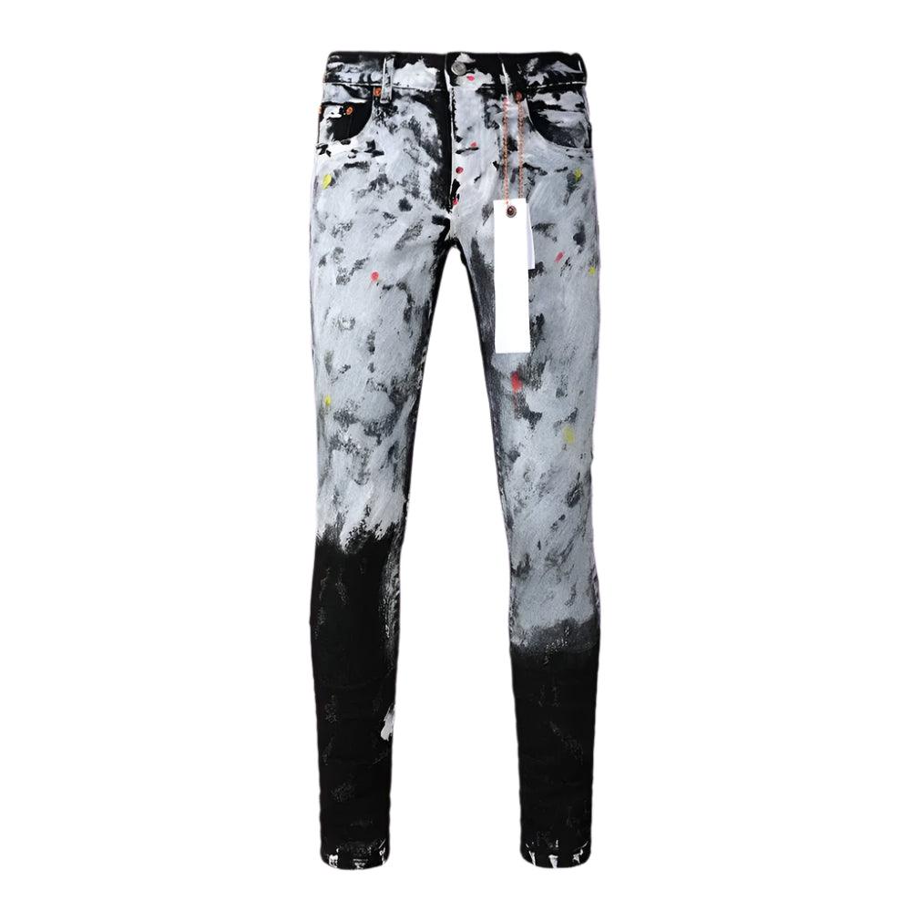 Premium Brand PRPL Roca Jeans Black Tag P004 - sneakerhillcom