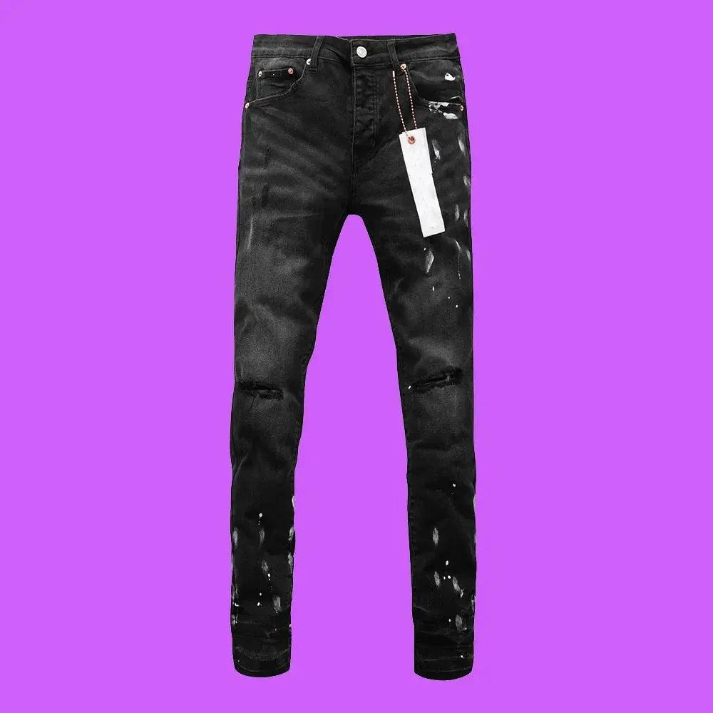 Premium Brand PRPL Roca Jeans Black Tag P008 - sneakerhillcom