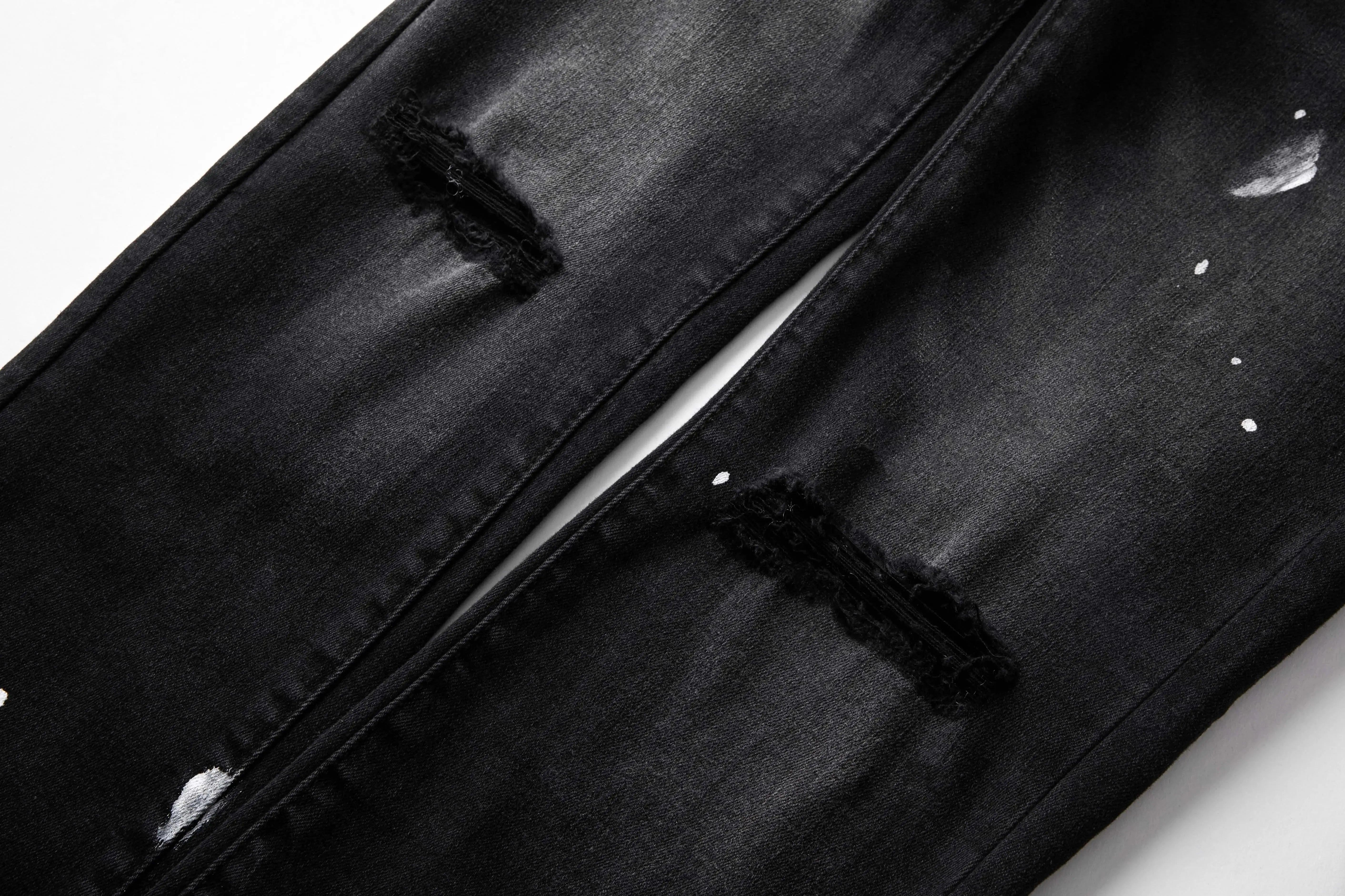 Premium Brand PRPL Roca Jeans Black Tag P008 - sneakerhillcom