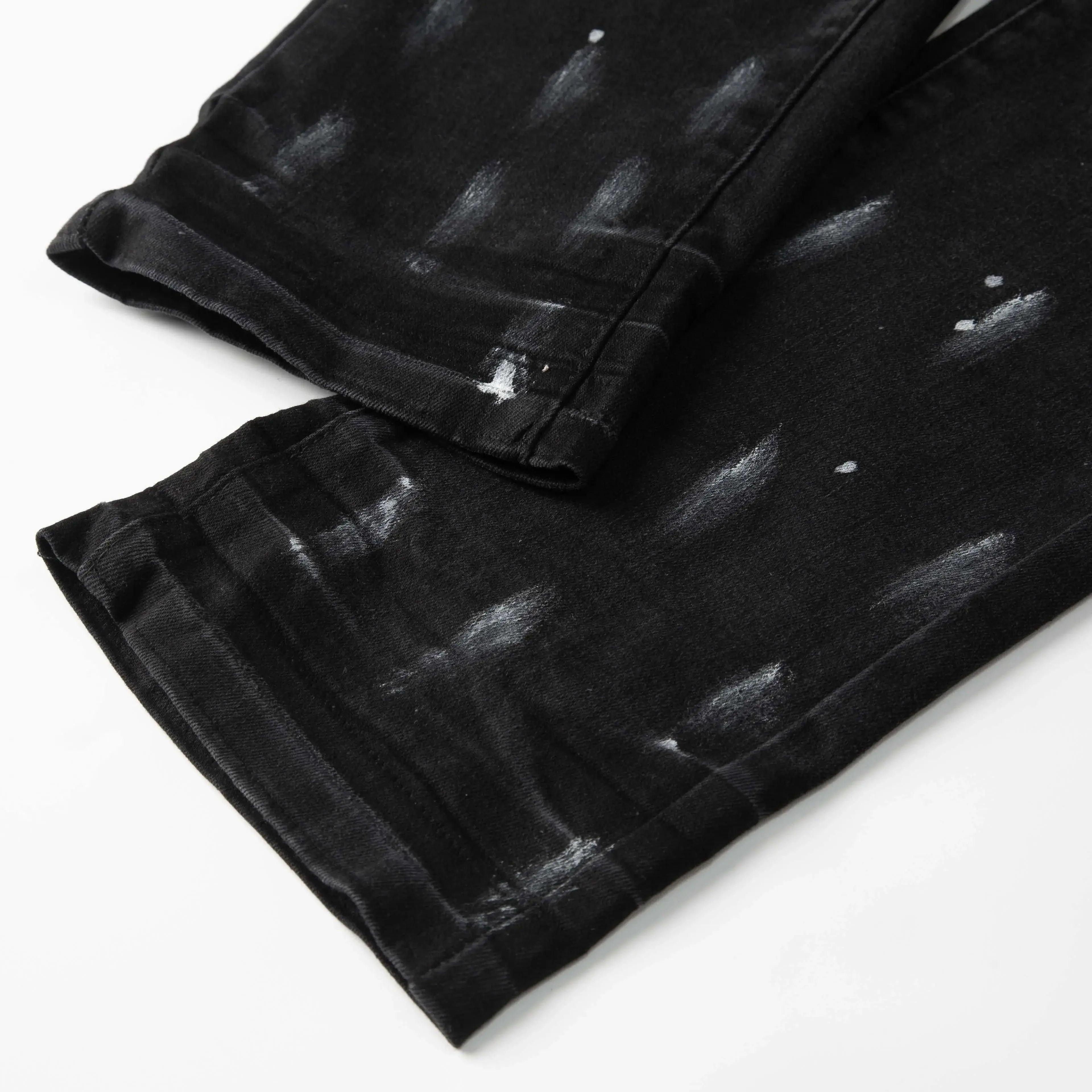 Premium Brand PRPL Roca Jeans Black Tag P008 - sneakerhillcom