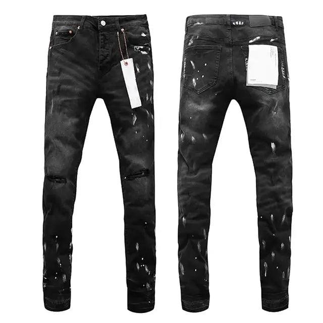 Premium Brand PRPL Roca Jeans Black Tag P008 - sneakerhillcom