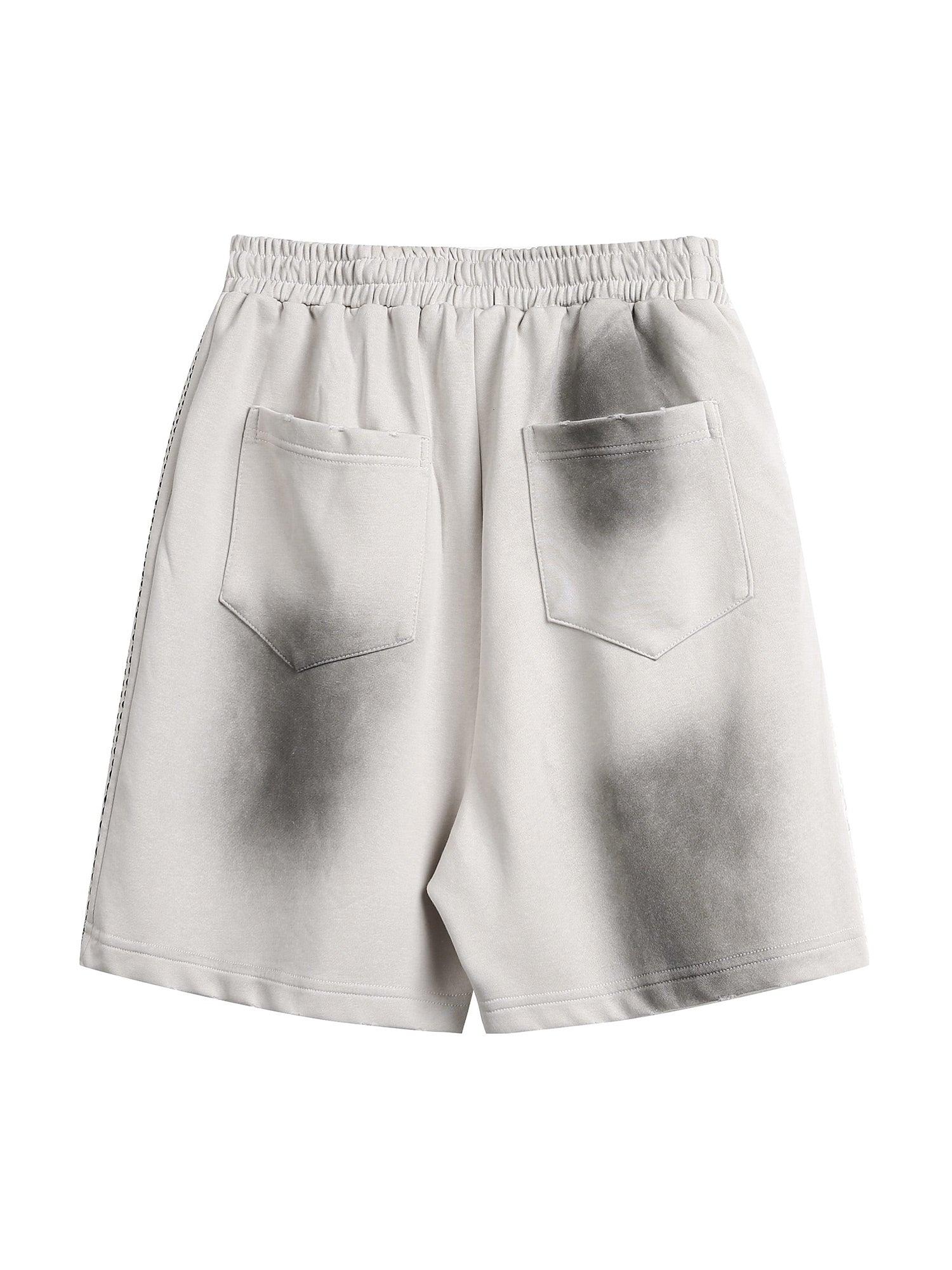 Sneakerhill American Retro Spray Paint Casual Shorts SP240708CMVV