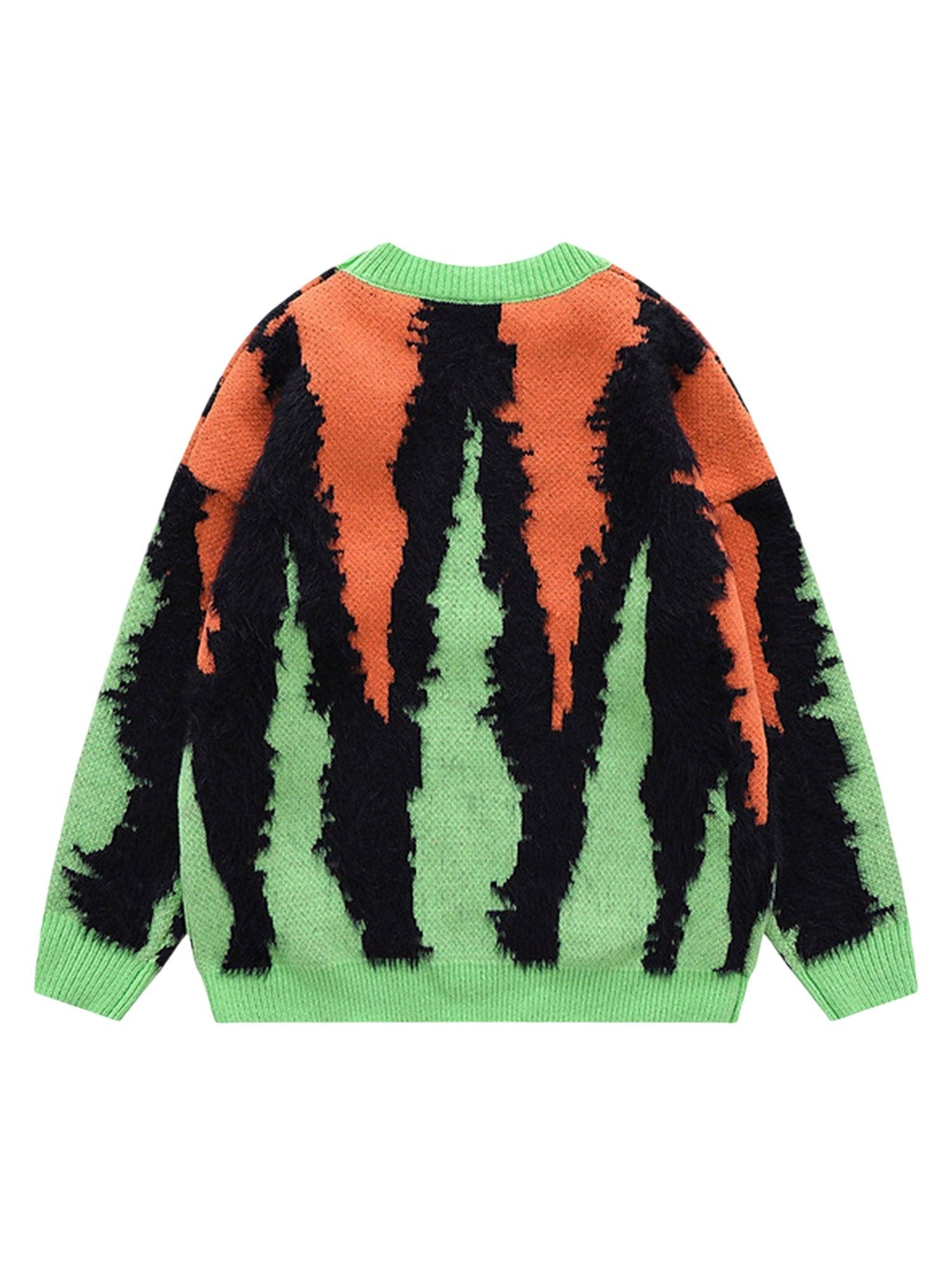 Sneakerhill Contrast Color Couple Knitted Sweater - 1907 - sneakerhillcom