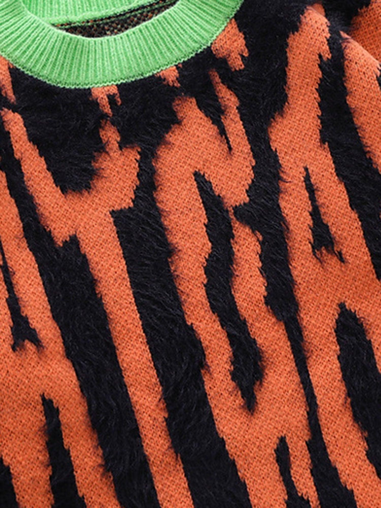 Sneakerhill Contrast Color Couple Knitted Sweater - 1907 - sneakerhillcom