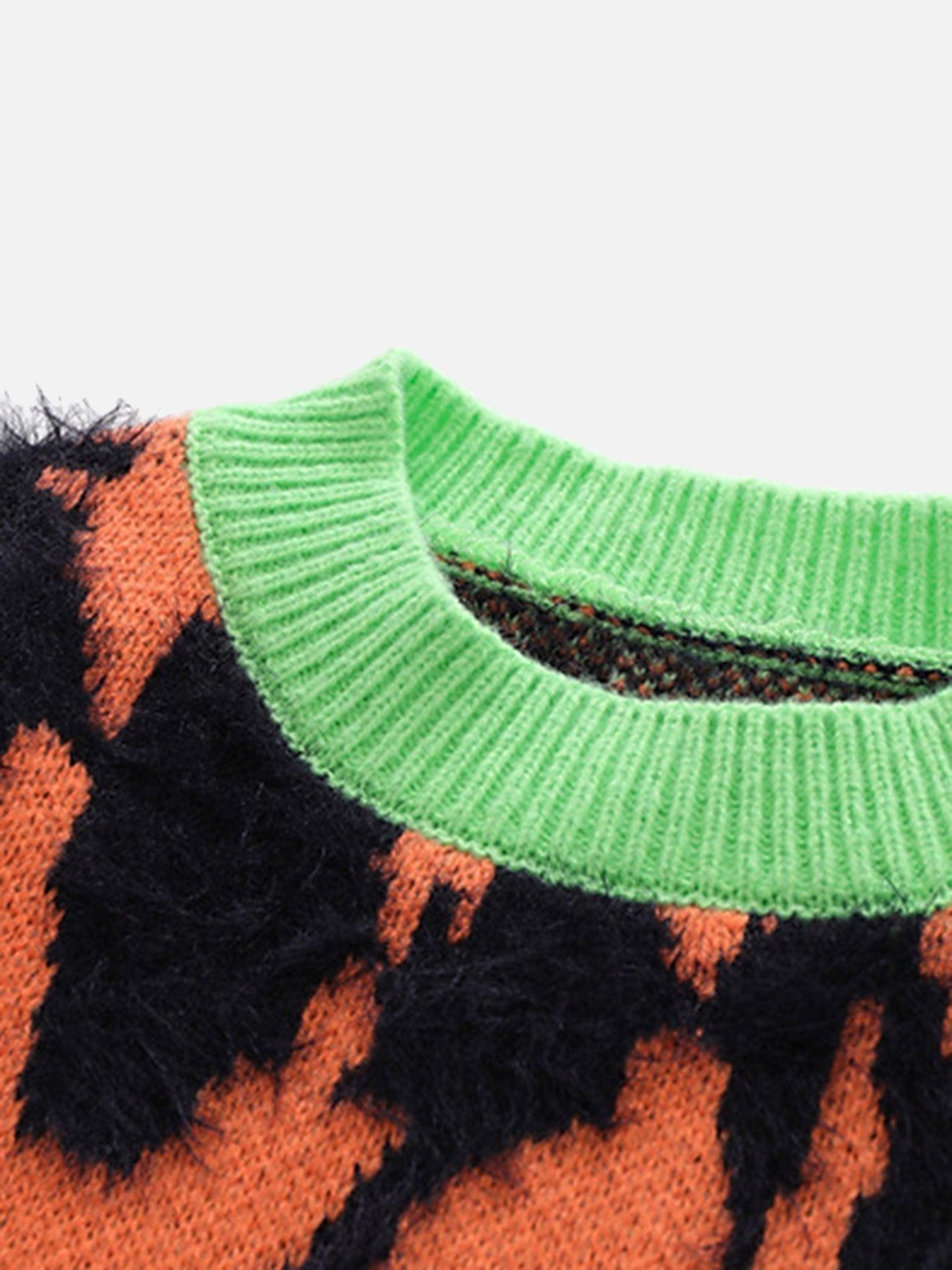 Sneakerhill Contrast Color Couple Knitted Sweater - 1907 - sneakerhillcom