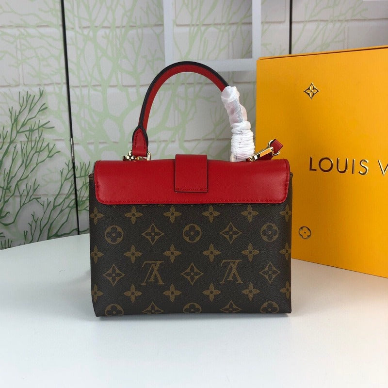 Sneakerhill - Locky Bb Lona Monogram Bag Red - sneakerhillcom