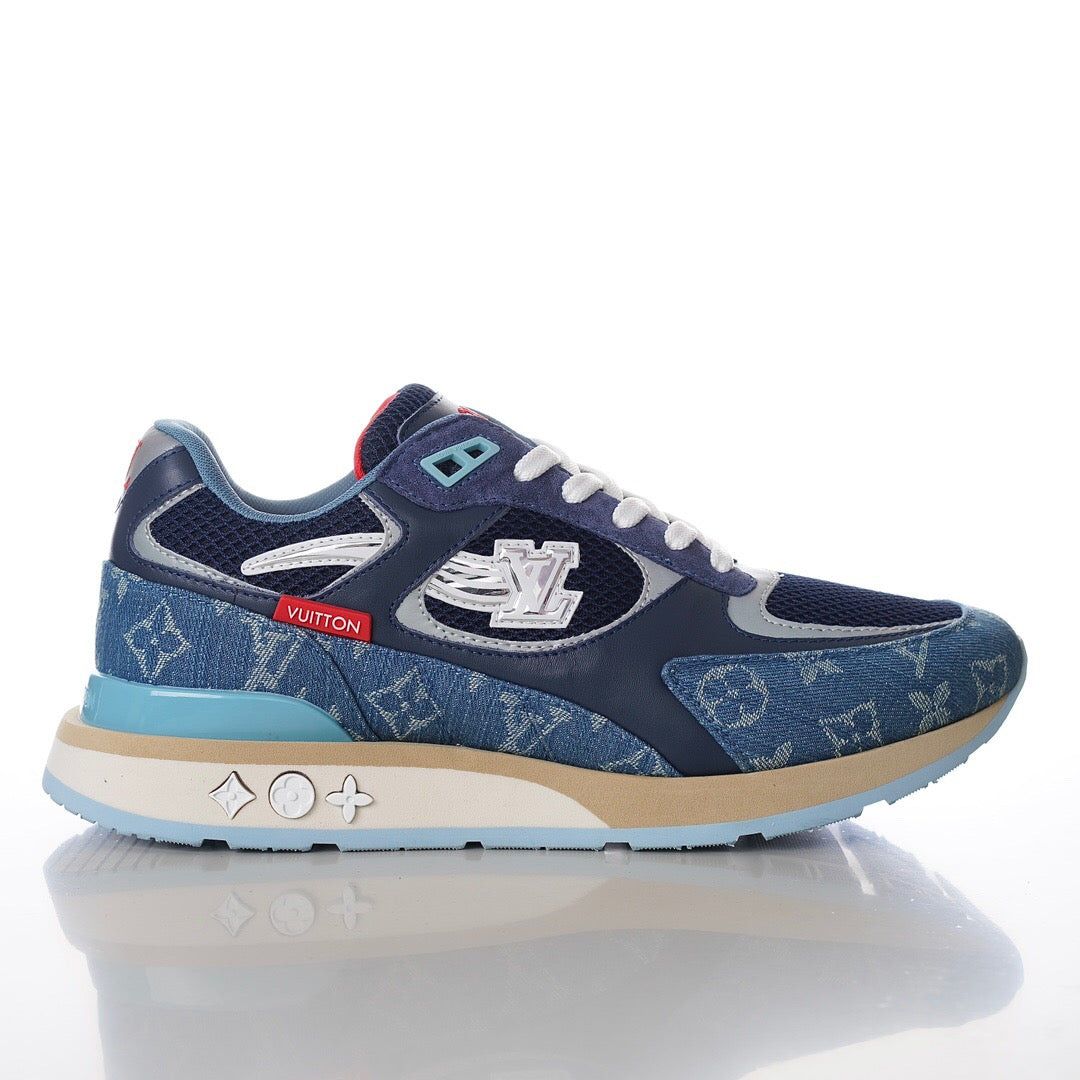 LUV Run Away Monogram denim Sneakers-110 - sneakerhillcom