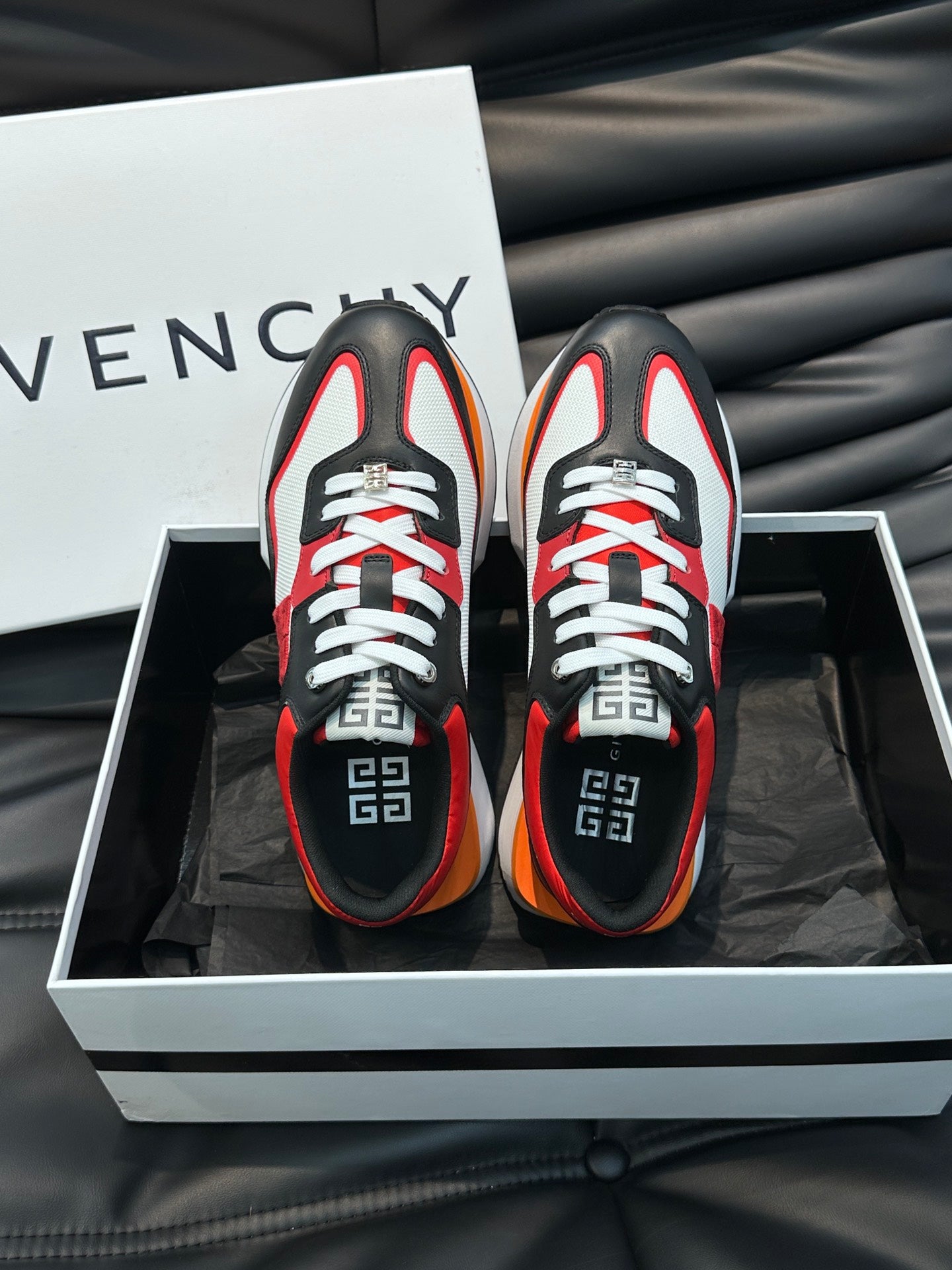 GVC Black and Red Sneakers-014 - sneakerhillcom