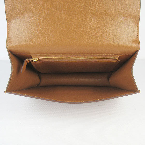 Constance Cowskin Leather Bag H017 light coffee golden Kilta bags