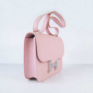 Constance Cowskin Leather Bag H017 pink silver Kilta bags