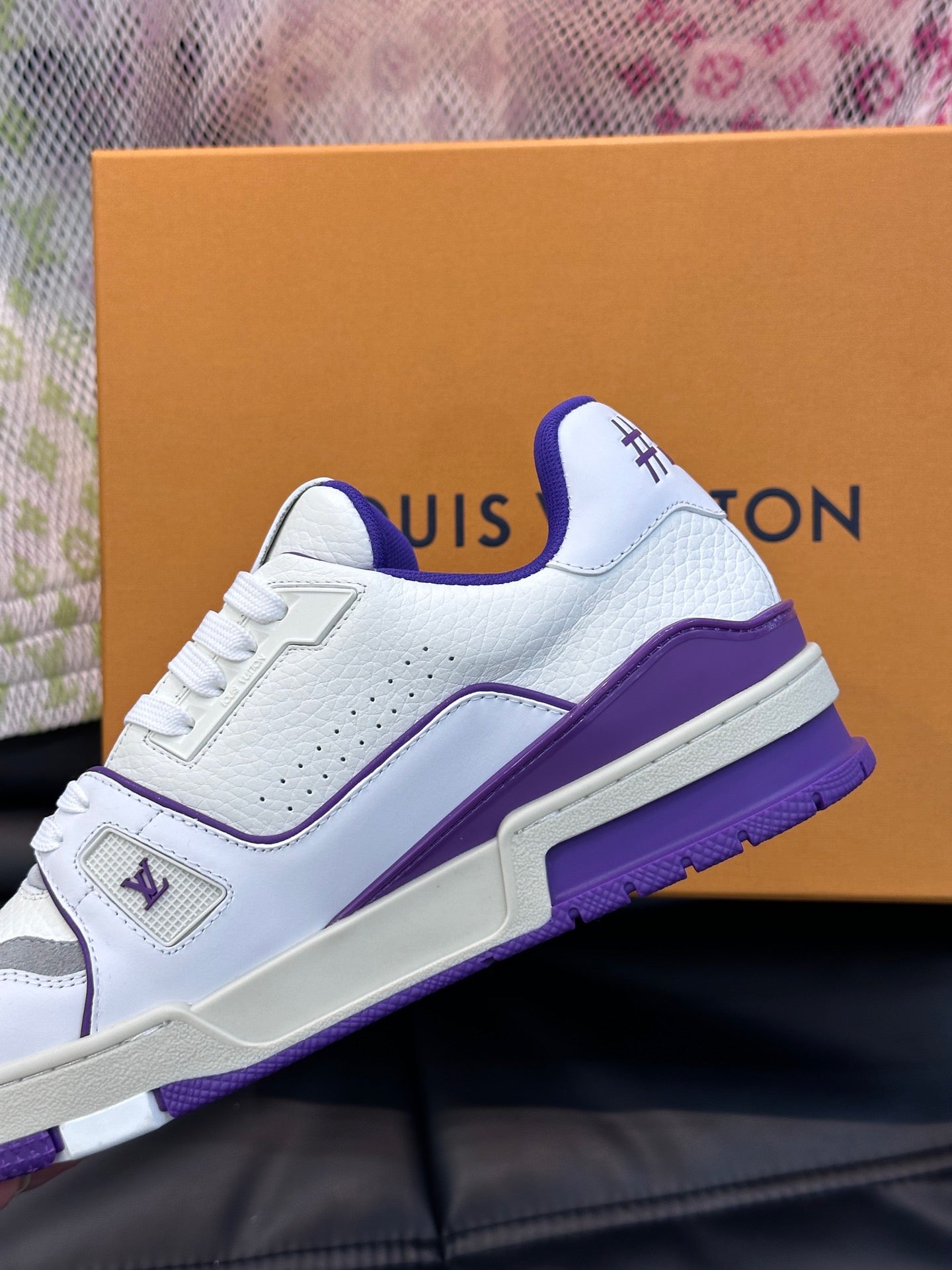 LUV Women's Purple and White Trainer  Sneakers-096 - sneakerhillcom