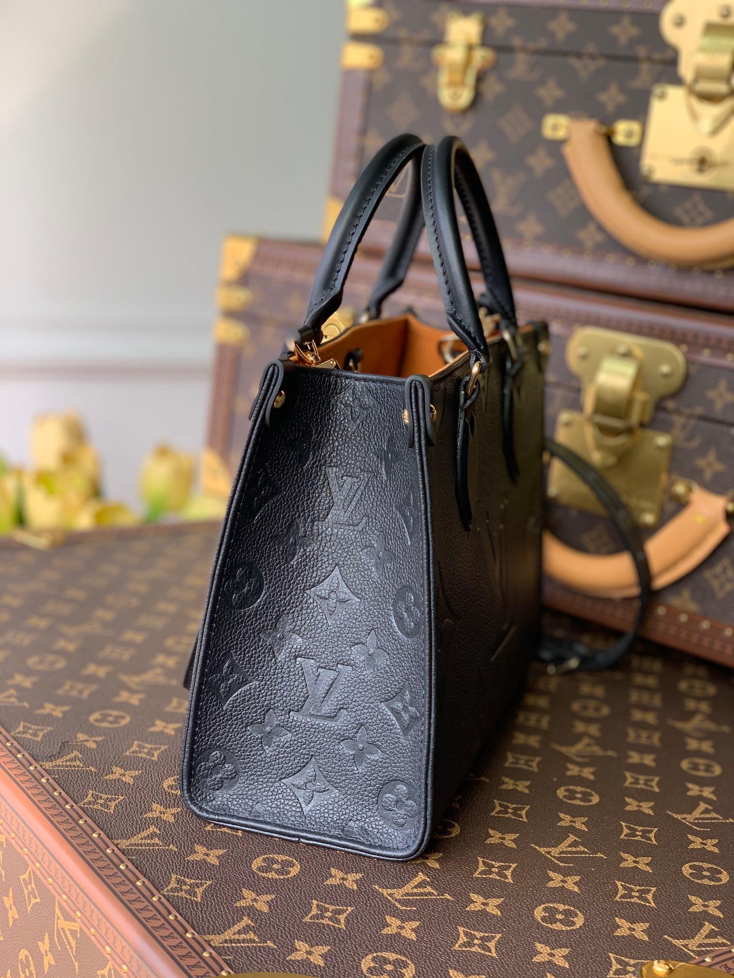 LV Onthego Sac Plat Oversized Monogram Empreinte M45660 - sneakerhillcom