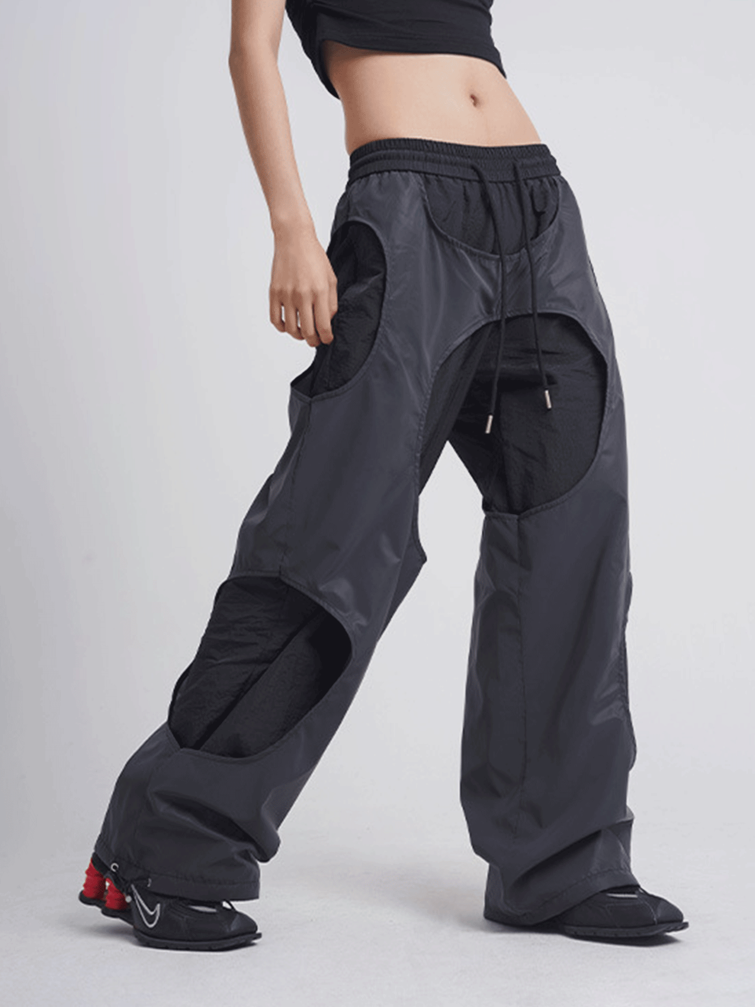 Sneakerhill High Street Reflective Double Layer Pants SP240704NV7Q