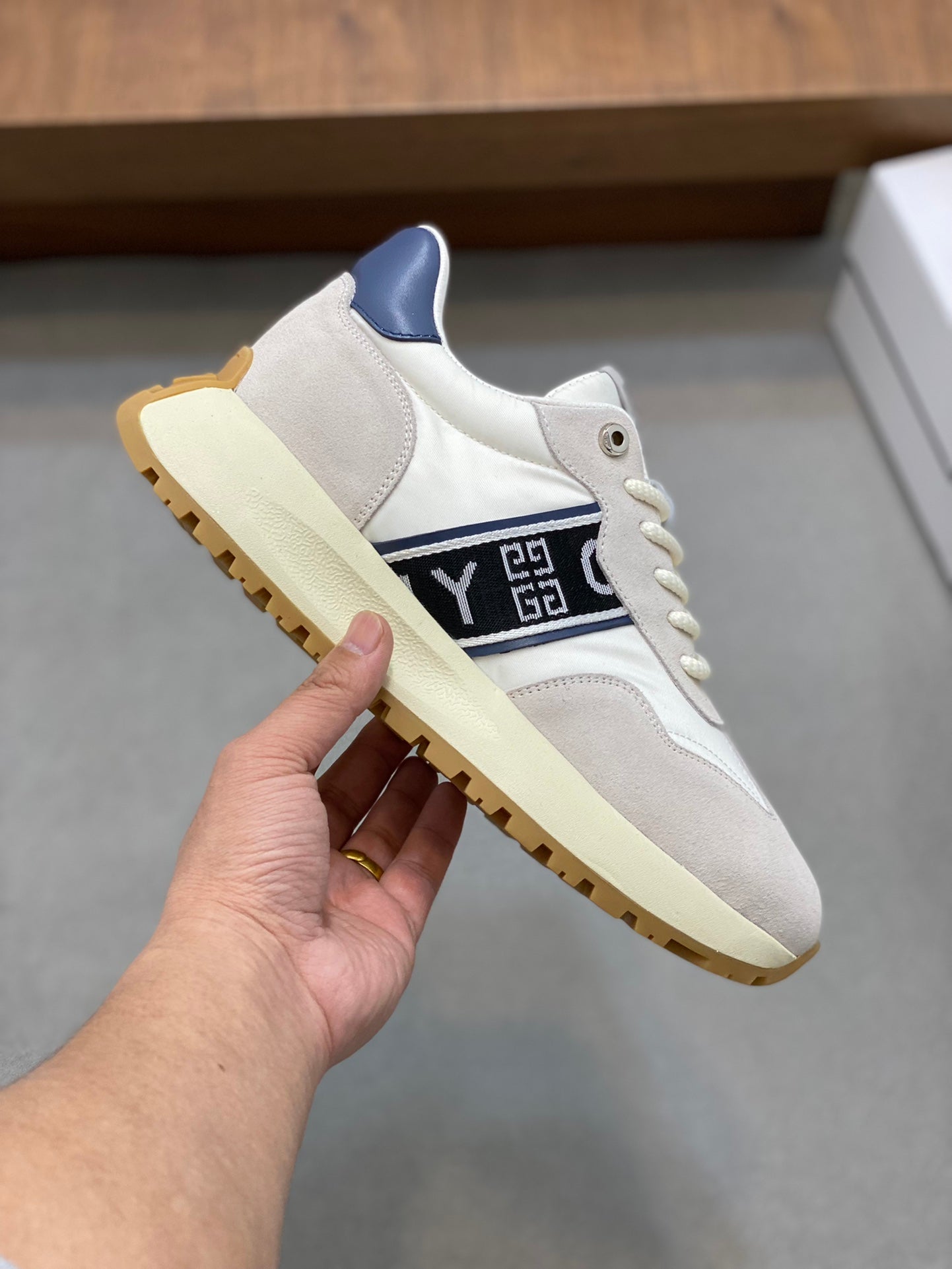 GVC Off White Runner Sneakers-025 - sneakerhillcom