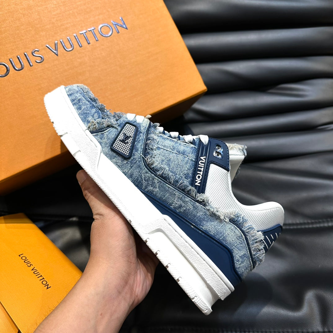 LUV Trainer Blue Denim Sneakers -070 - sneakerhillcom