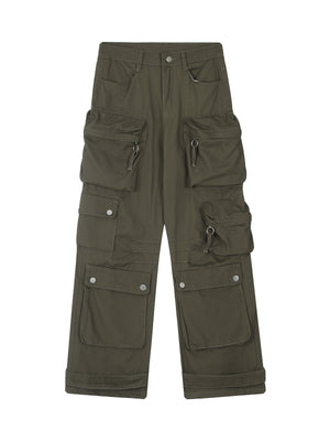 Sneakerhill Functional Multi-Pocket Work Pants - 2181