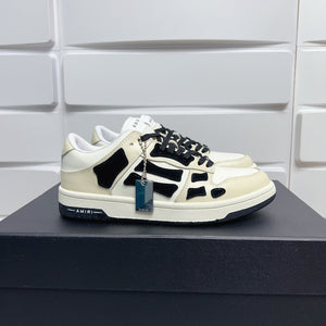 AMR Skel Top Low Black, Beige, and White Sneakers-147 - sneakerhillcom