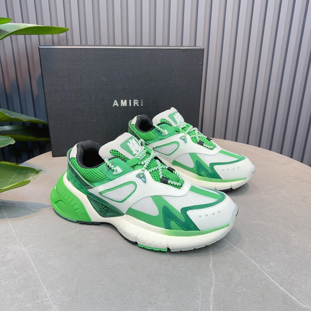 AMR MA Runner Green Sneakers -064 - sneakerhillcom