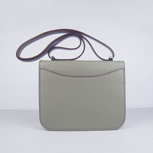 Constance Cowskin Leather Bag H017 Khaki silver Kilta bags