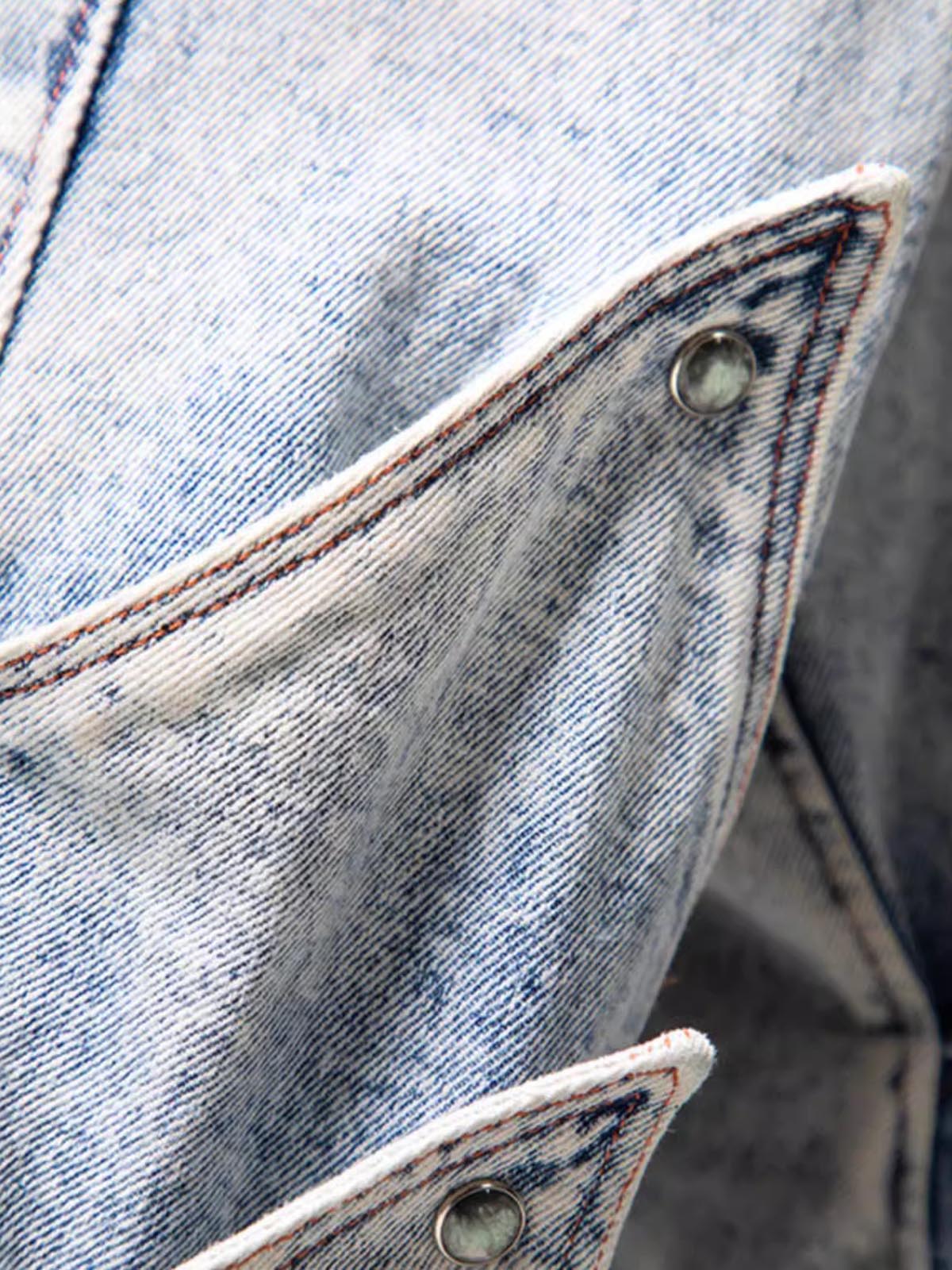 Sneakerhill High Street Deconstructed Washed Jeans - sneakerhillcom