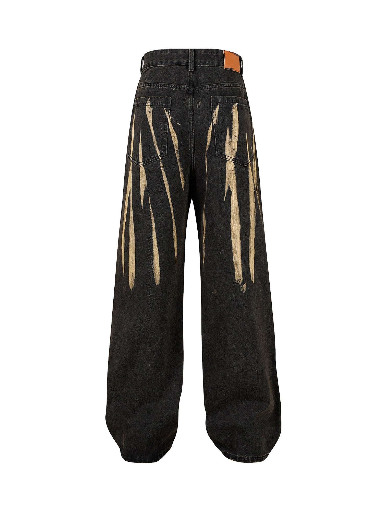 Sneakerhill High Street Hip Hop Hand-painted Spray-painted Jeans - sneakerhillcom