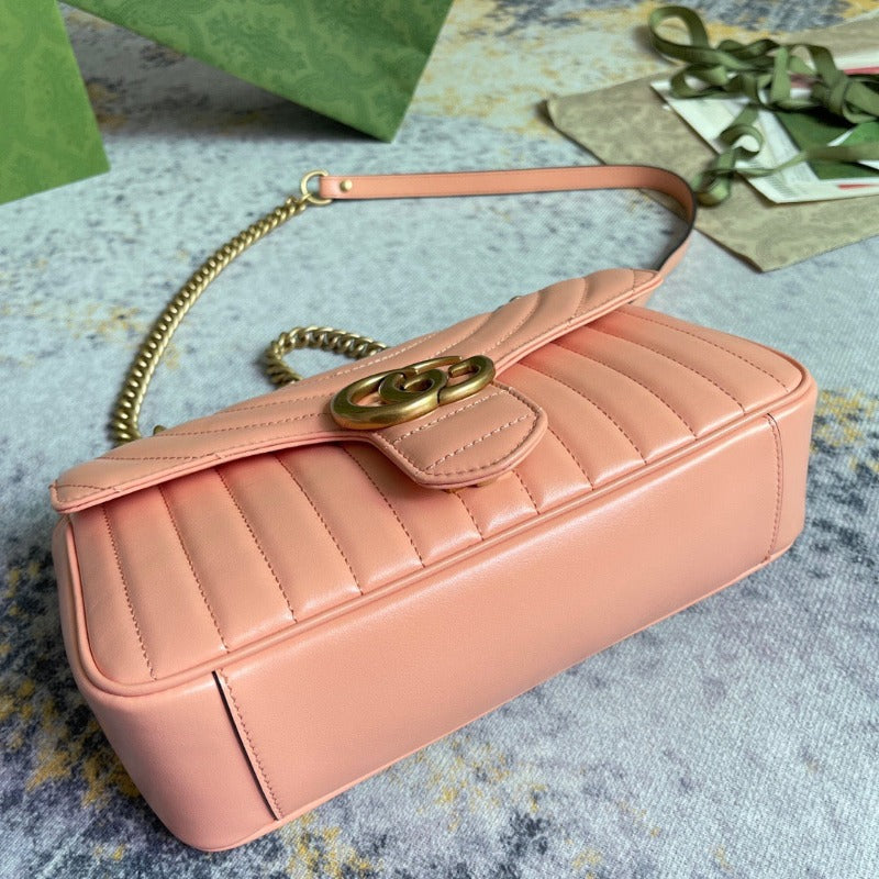 Sneakerhill - Marmont Shoulder Bag Peach - sneakerhillcom