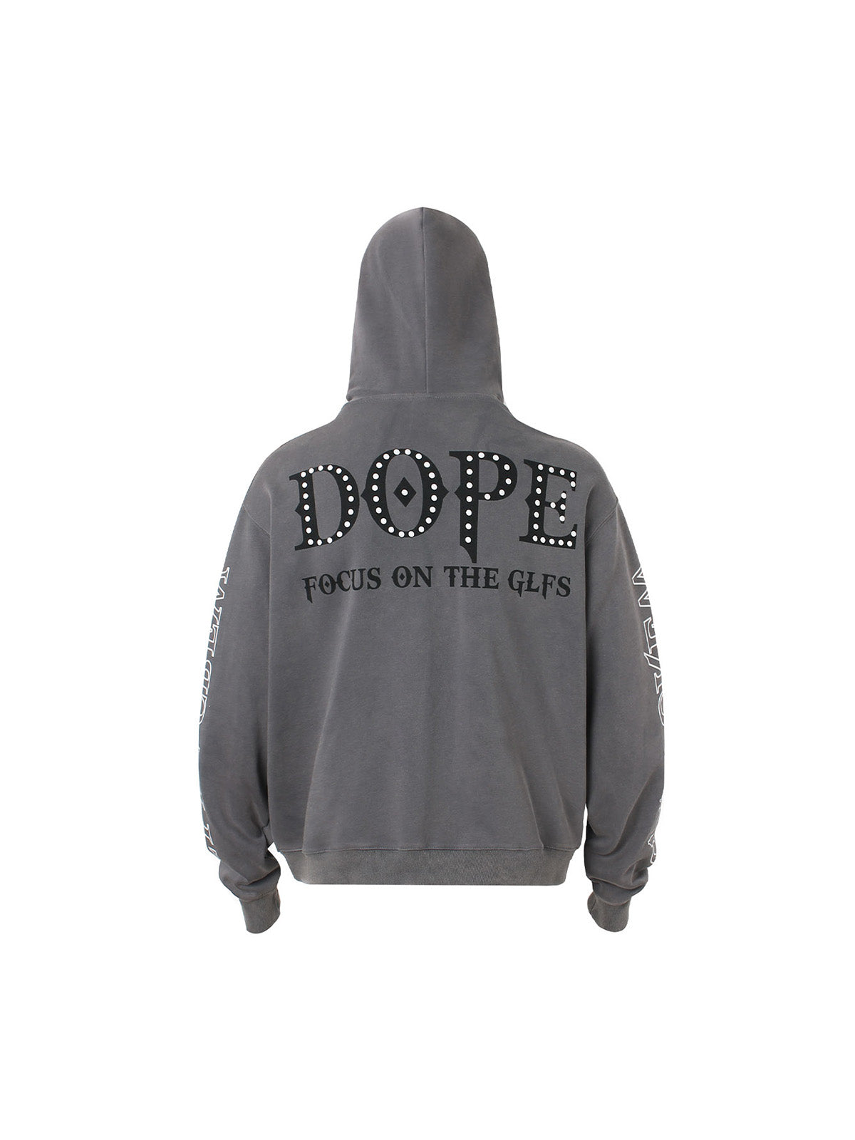 Sneakerhill Rivet-adorned Graphic Hoodies SP240912QN8D