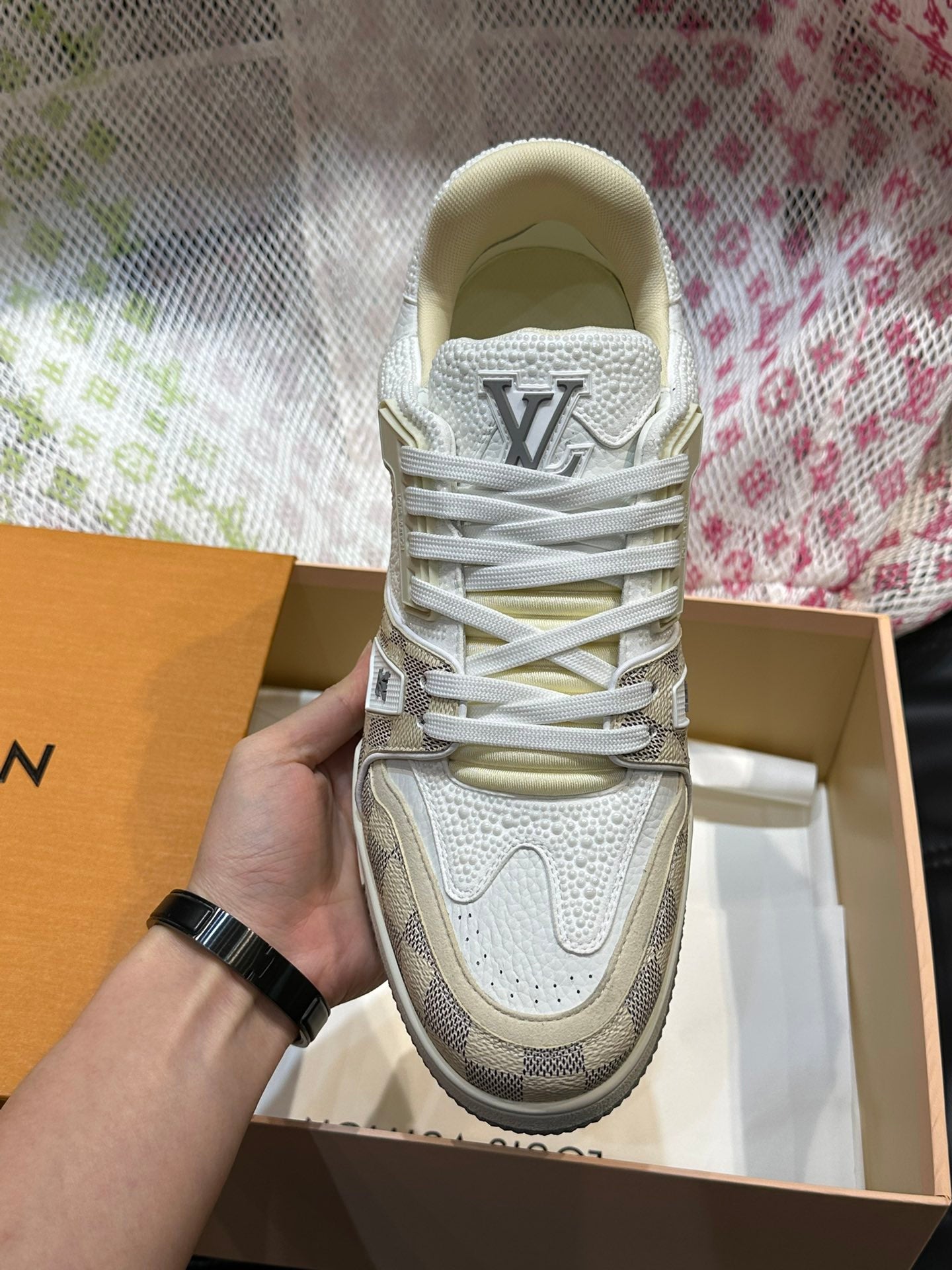 LUV Creme Trainer Sneakers-082 - sneakerhillcom