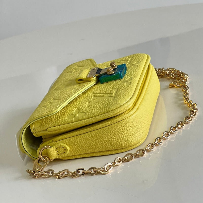 Sneakerhill - Mini Pochette Métis Monogram Bag Yellow - sneakerhillcom