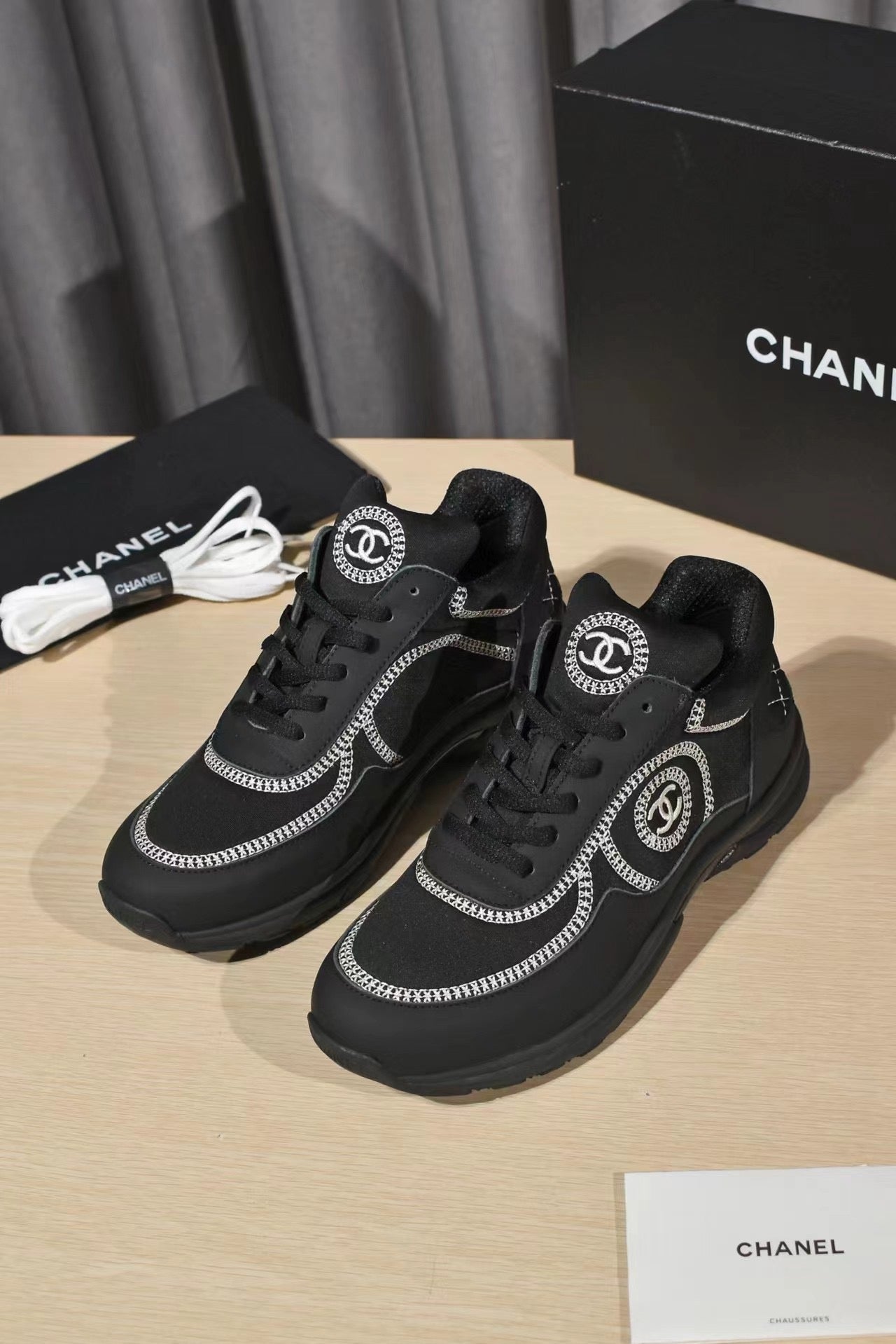 CHL Black Sneakers-032 - sneakerhillcom