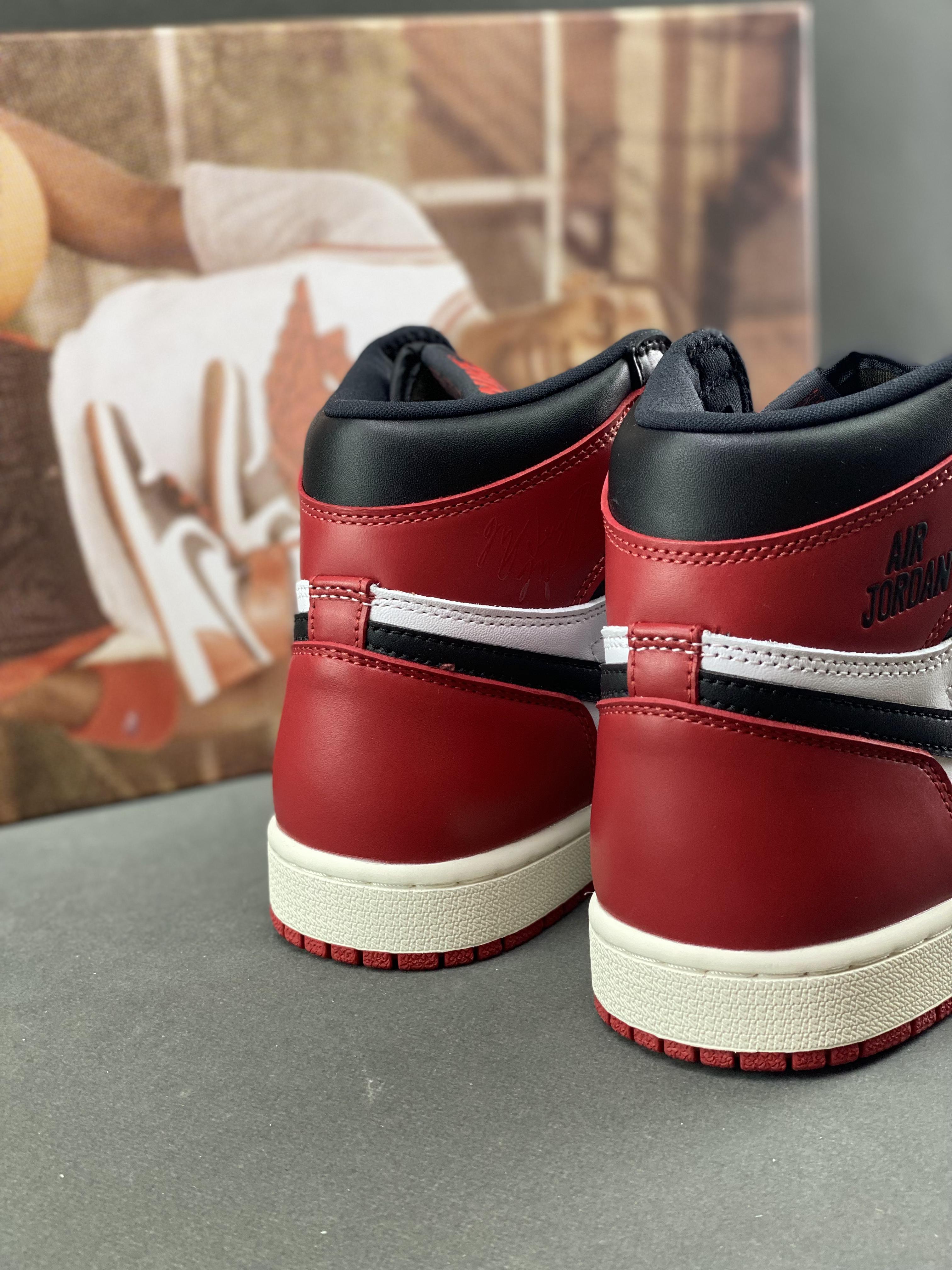 Custom Air Jordan 1 High OG“Black Toe Reimagined” sneakerland