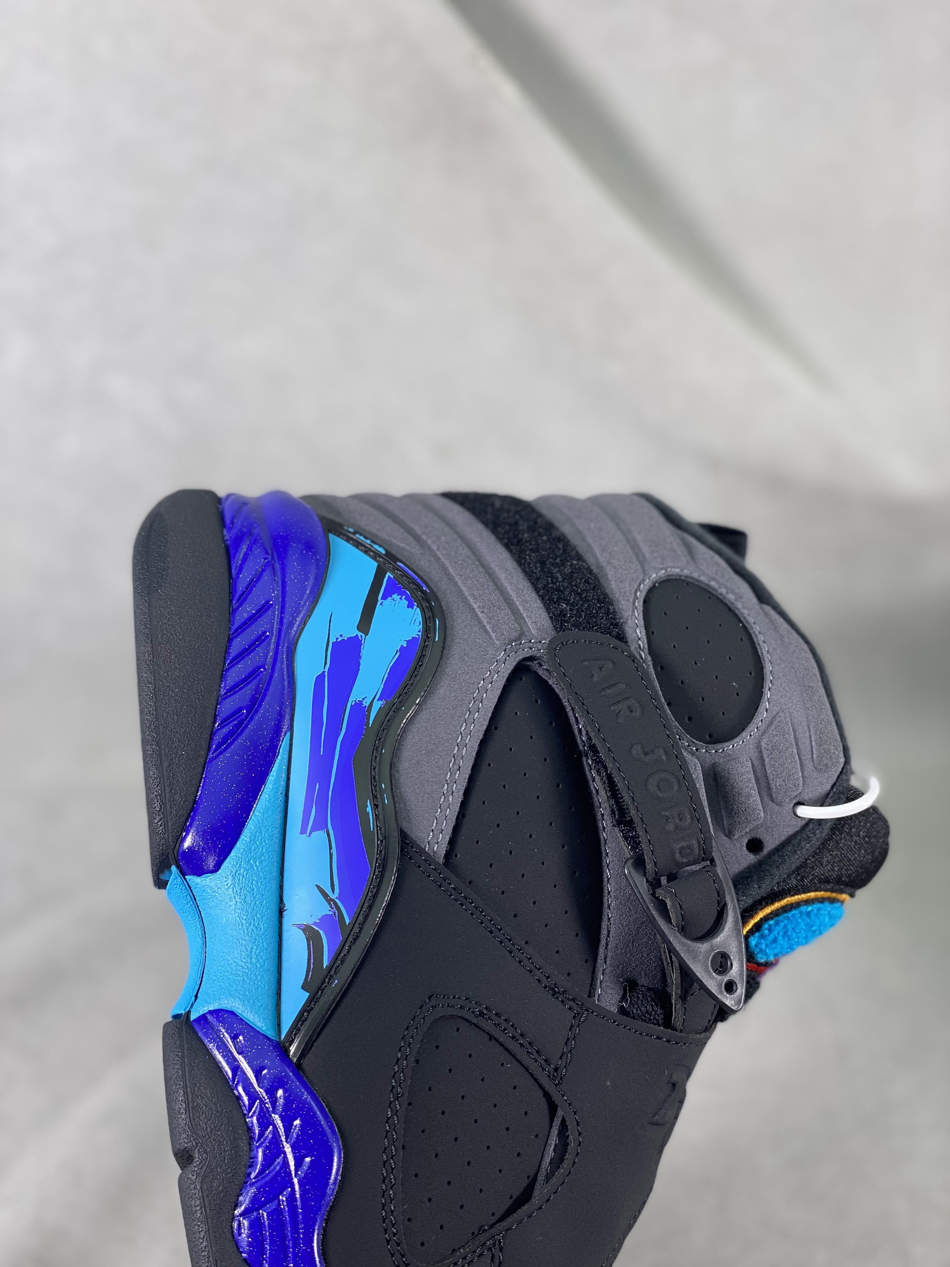 Custom Air Jordan 8 Aqua www.sneakerland.net