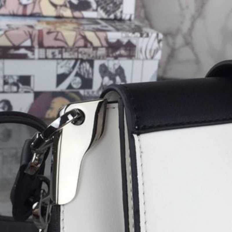 Sneakerhill - Sidonie Shoulder Bag Black/White - sneakerhillcom