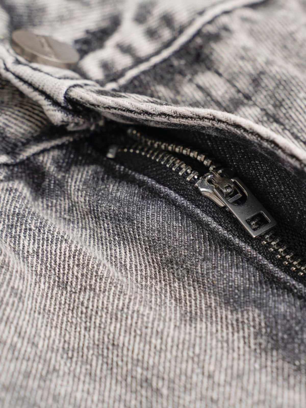 Sneakerhill Washed Multi-pocket Cargo Jeans - sneakerhillcom