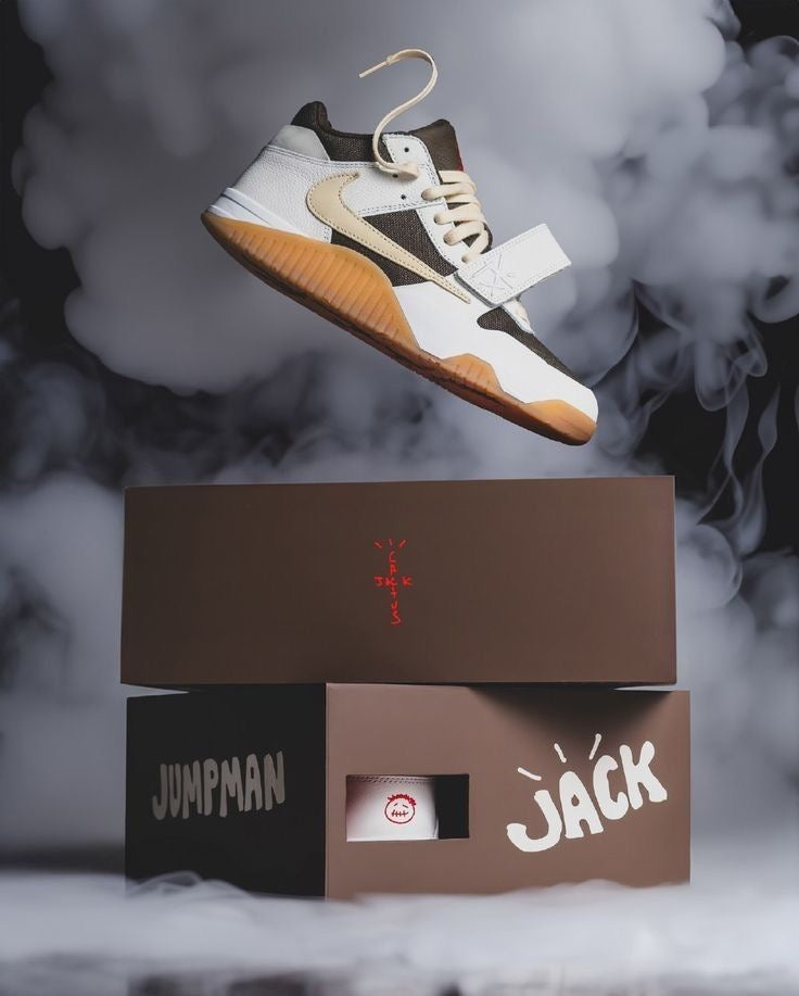 Custom Travis Scott x Air Jordan Executive The Check - sneakerhillcom