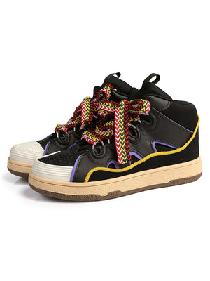 Sneakerhill Hip-Hop High-Top Casual Sneakers - 1845 SP220930GW1N