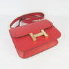 Constance Cowskin Leather Bag H017 red golden Kilta bags