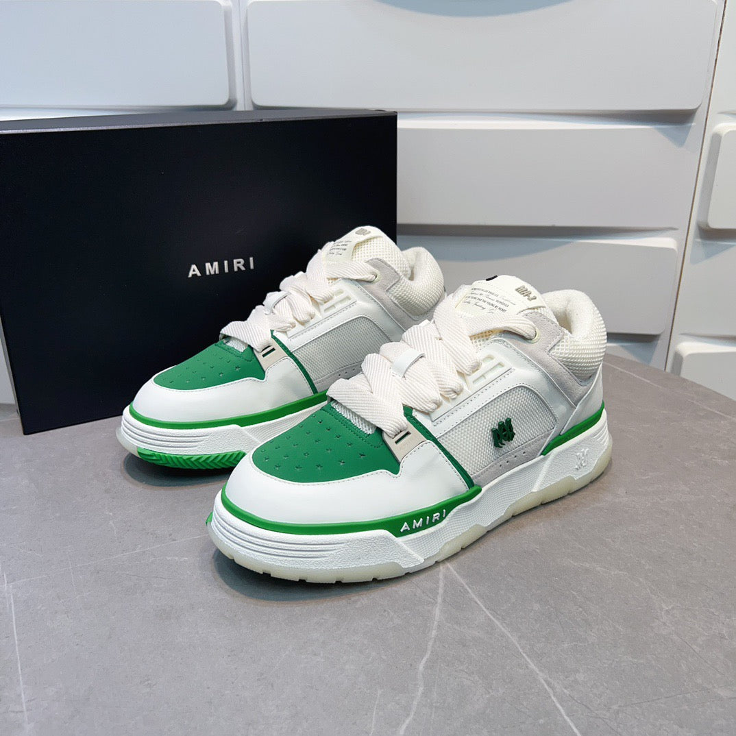 AMR MA-1 Green and White Sneakers-138 - sneakerhillcom