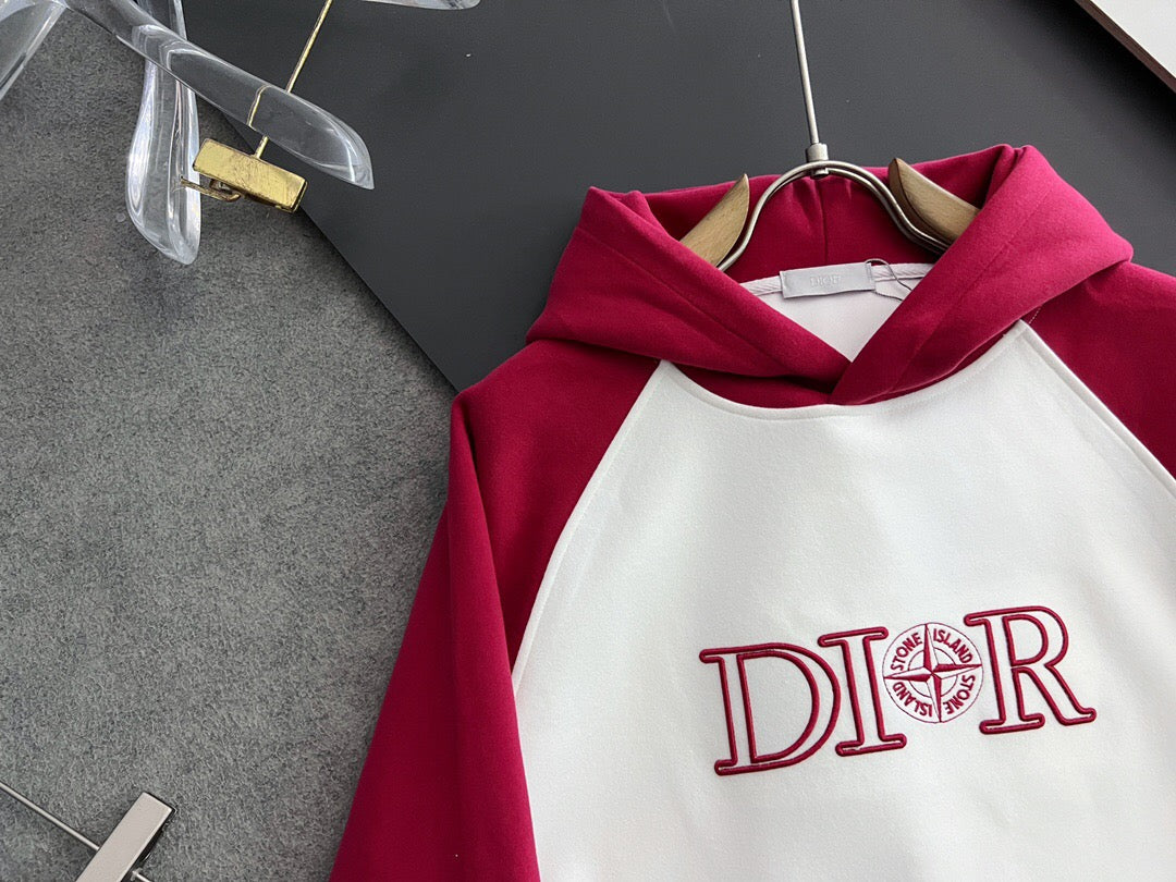 DOR Red and White Hoodie-002 - sneakerhillcom