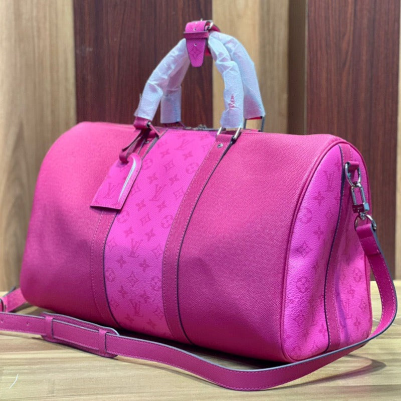 Sneakerhill - Keepall 45 Taigarama Rose Pink Weekend/Travel Bag - sneakerhillcom