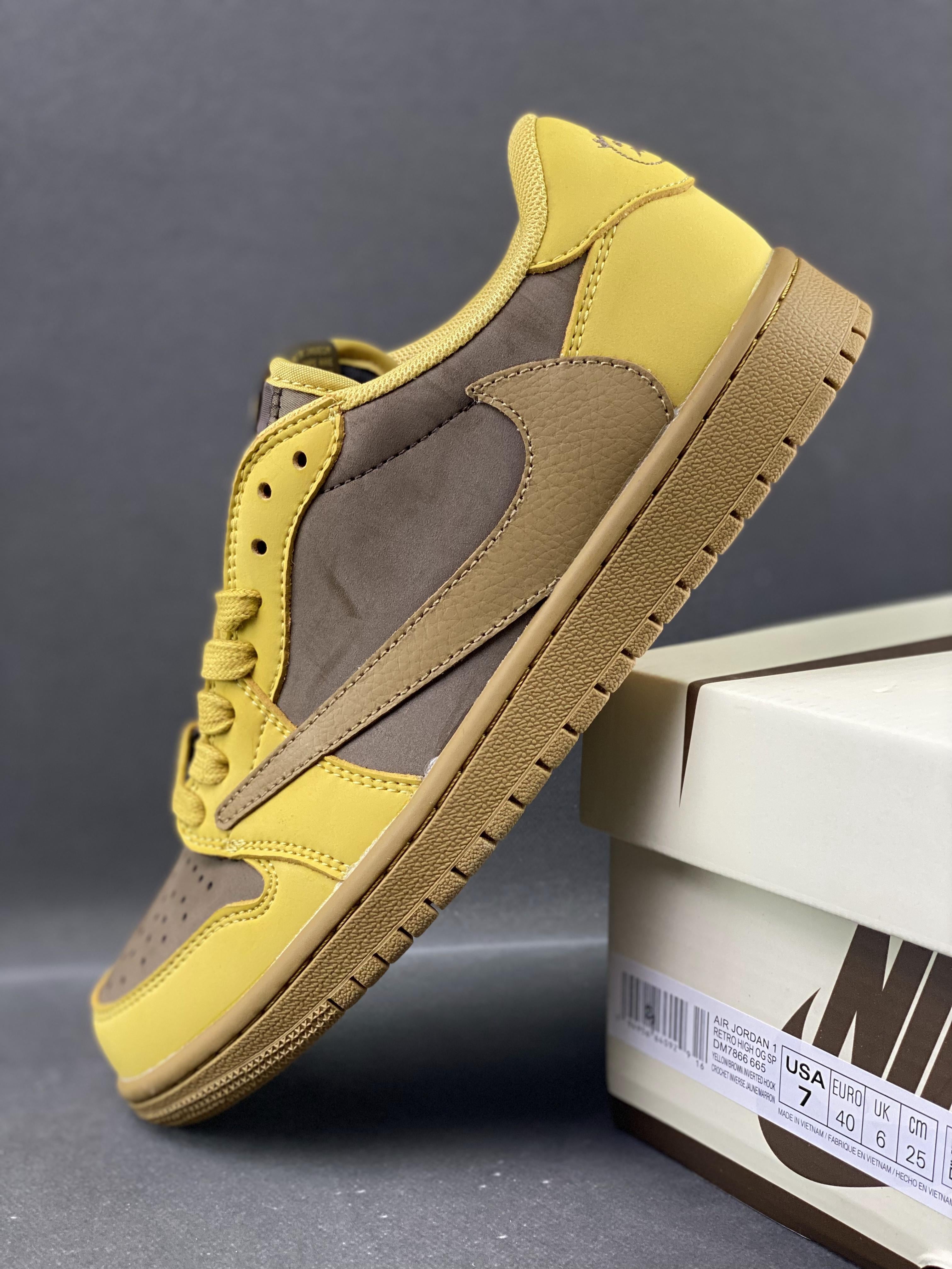 Custom Air Jordan 1 Low x Travis Scott DM7866 665 sneakerland